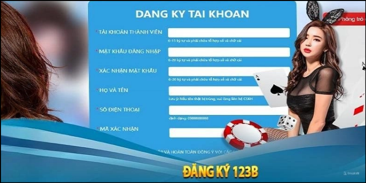 Đăng ký và xác minh tài khoản 123b – bước khởi đầu quan trọng
