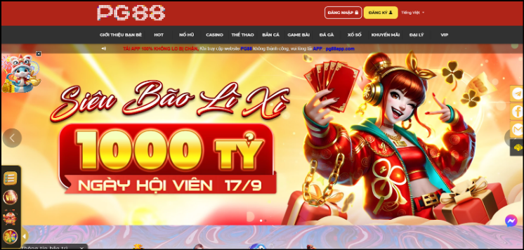 Sự hấp dẫn từ nổ hũ PG88